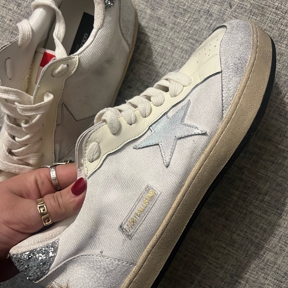 COPY - Golden goose ball star - glitter heel tab - Picture 5 of 5